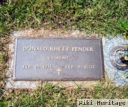Donald Rhett Fender
