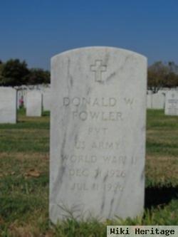 Donald W Fowler