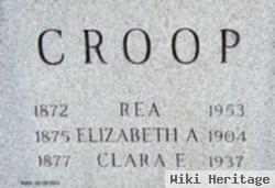 Elizabeth A "lizzie" Croop