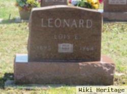 Lois E Leonard