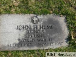 John H Hume