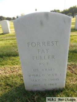 Pvt Forrest Fay Fuller