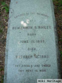 Lieut Benjamin S Rhett