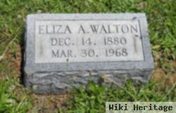 Eliza A Walton