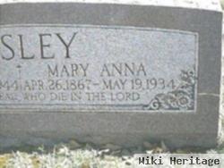 Mary Anna "mollie" Read Easley