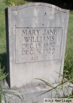 Mary Jane Williams