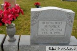 Bertha J Woolwine Minnick