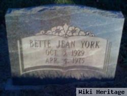 Betty Jean York