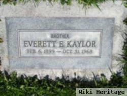 Everett Edwin Kaylor