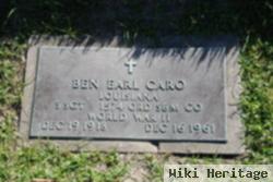 Ben Earl Caro