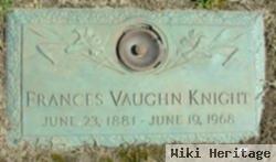 Frances "fannie" Vaughn Knight