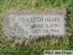 Ora High Henry