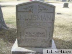 W. M. Klusman