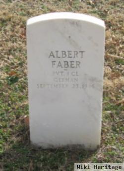 Pfc Albert Faber