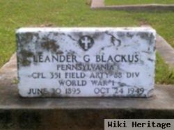 Corp Leander G. Blackus