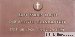 Ruby Farris Kimsey