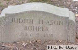 Julia D. Leason Rohrer