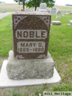 Mary D Noble