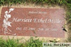 Harriett Ethel Miller