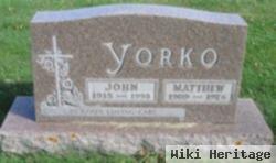 Matthew Yorko