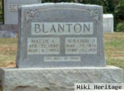 Mattie L. Sherlin Blanton