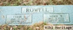 Mary Pamelia "molly" Waites Rowell