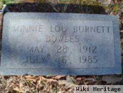 Minnie Lou Burnett Bowles