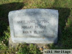 Annie Jones Topping