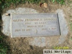 David Fredrick Hudson