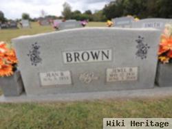 Jewel Benjamin "buddy" Brown, Sr