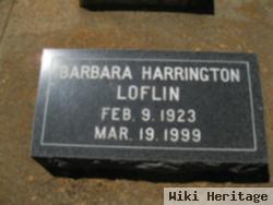 Barbara J Harrington Loflin