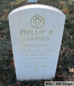 Pfc Phillip R Gaines