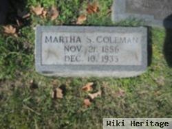 Martha S "mattie" Coleman