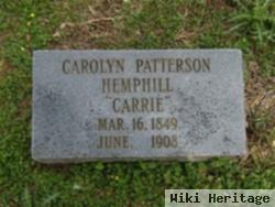Carolyn Patterson "carrie" Hemphill