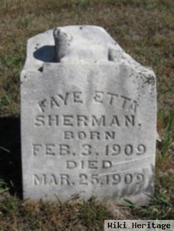 Faye Etta Sherman