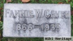 Fannie Coe Wilder Caven