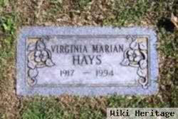 Virginia Marian Hays