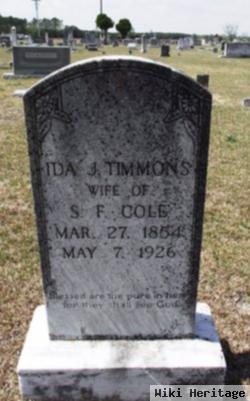 Ida J Timmons Cole