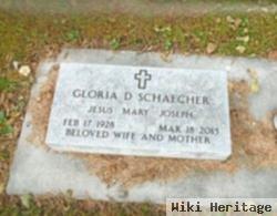 Gloria D Fischer Schaecher