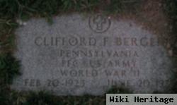 Clifford F Berger, Sr