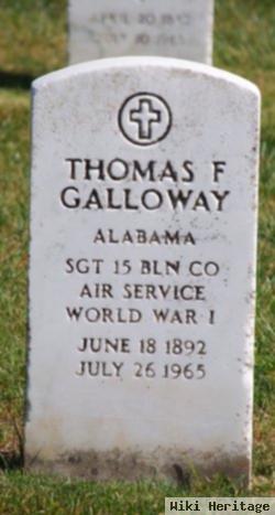 Thomas F Galloway