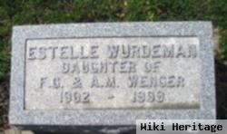 Estelle May "stel" Wenger Wurdeman