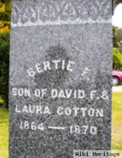 Bertie F Cotton