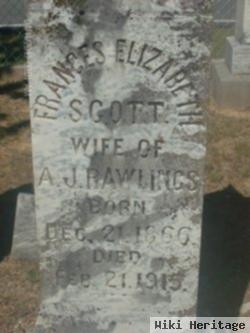 Frances Elizabeth Scott Rawlings