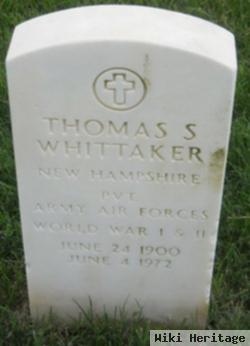 Thomas S Whittaker