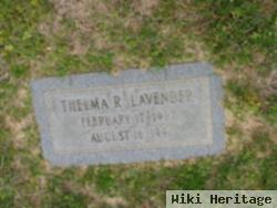 Thelma R Lavender