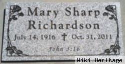 Mary Alonzo Sharp Richardson