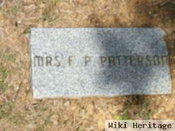 Mrs Emily Tennessee Ray Patterson