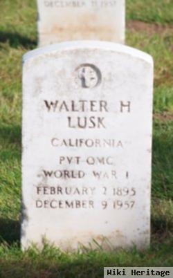 Walter H Lusk