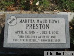 Martha Maud Howe Preston